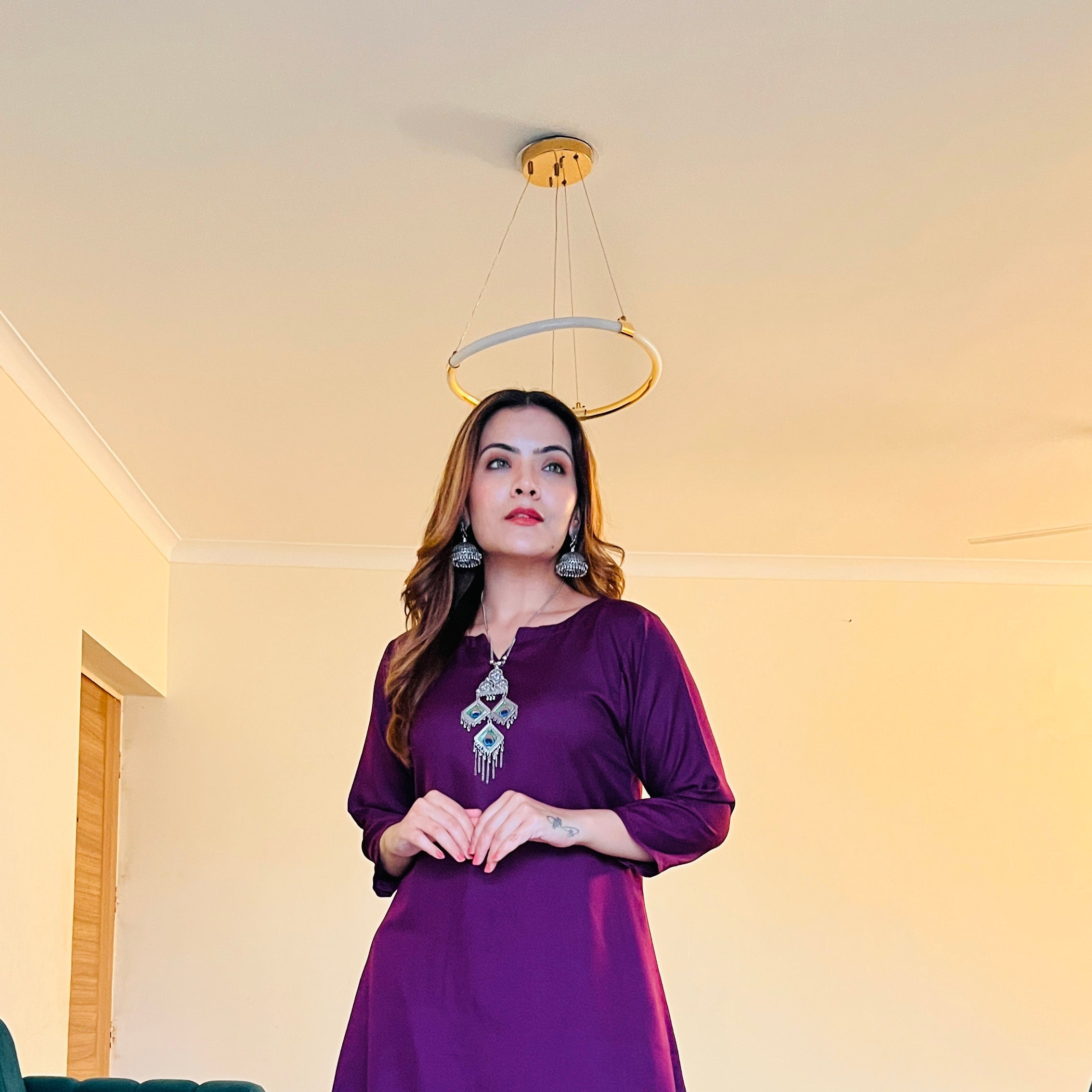 Affordable & classy office wear co-ord set in solid colours,Perfect for lunch & brunch dates .