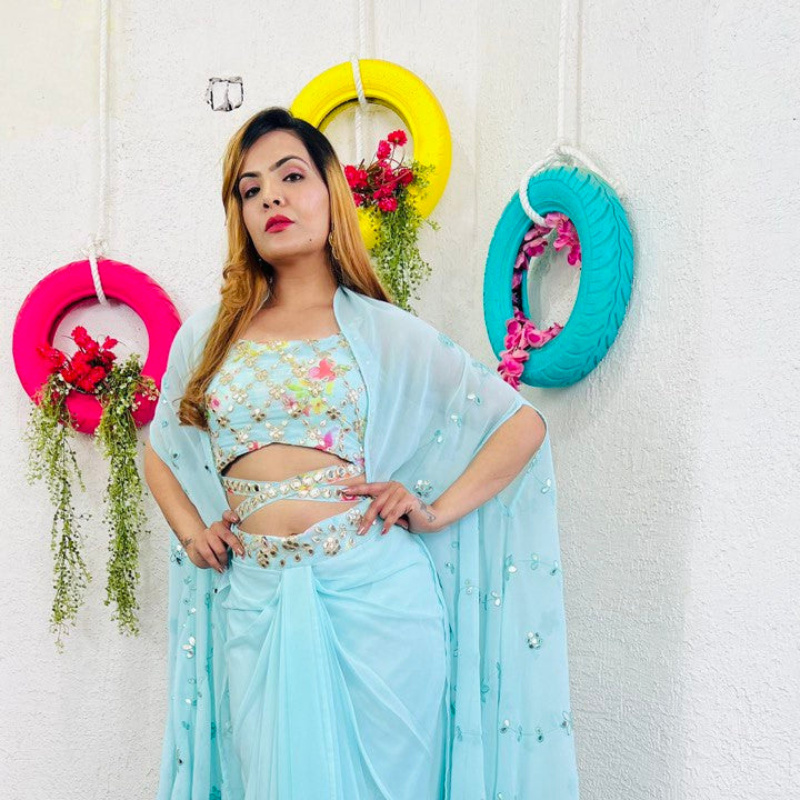 Sarong DRESS -for Haldi / Mehendi / Sangeet